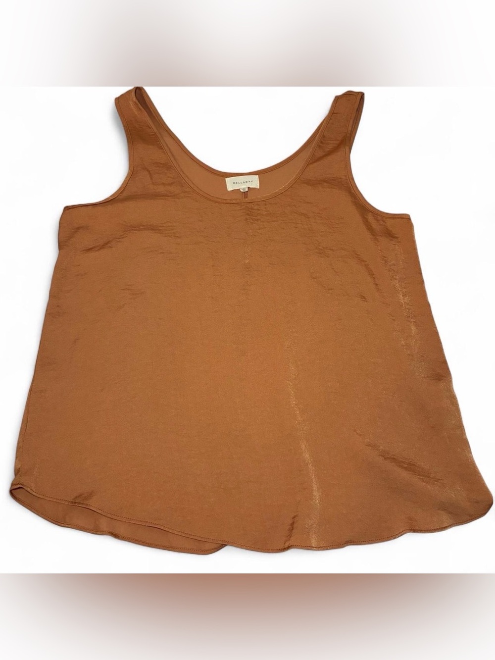 Anthropologie Rust Shiny Copper Tank medium